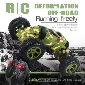 

RCtown 1/16 2.4G USB Rechargeable Deformation RC Climbing Car Kids Toy