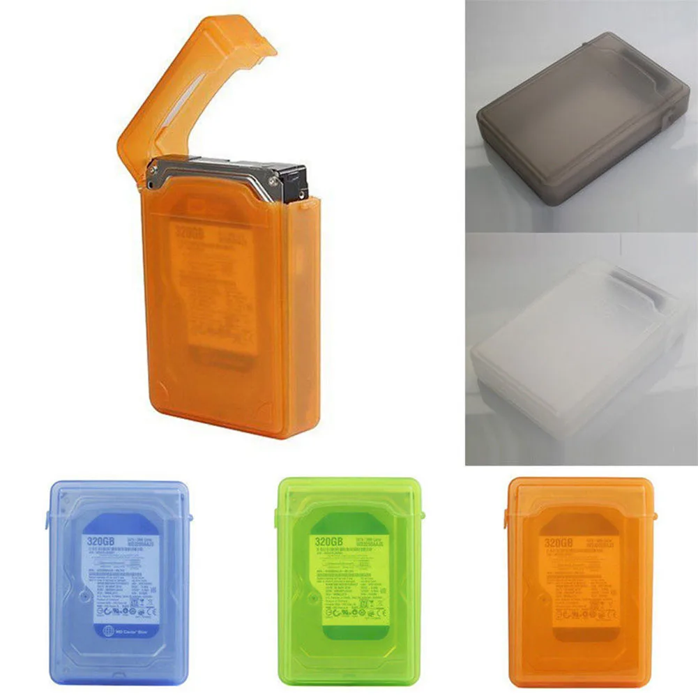 3.5 Inch Dustproof Protection Box For SATA IDE HDD Hard Disk Drive Storage Case External Hard Drive Case SSD Enclosure Hard Drive Enclosure Hard Disk Case External Hard Drive Box HDD Case Enclosure Hard Drive Adapter SSD Adapter