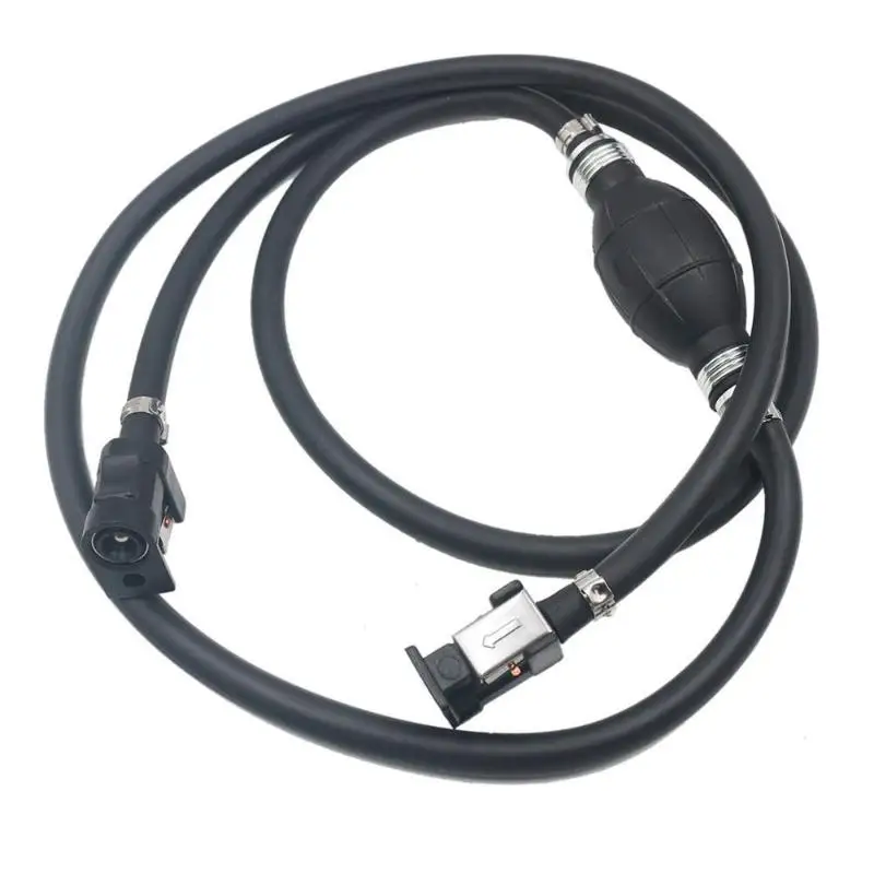 Cheap 8mm Rubber Fuel Pump Fuel Line Hose Outboard Boat Engine Petrol Tank Connectors Kit Moteur Bateau For Car Boat Marine