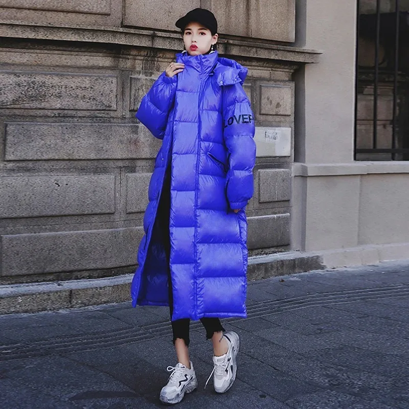 Winter Jacket Women Plus Size Parka Female Thick Warm Outwear Stand Collar Hooded Long Coat Cotton Padded Snow Wear 2019 Okd547