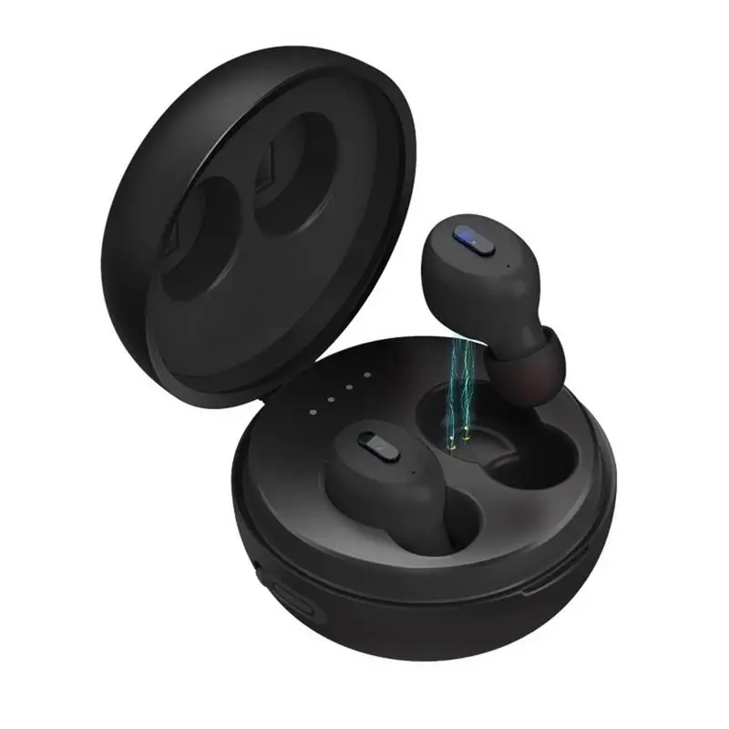 

Mini Wireless Stereo Bluetooth Earplug IP68 Waterproof Earphones With Portable Charging Case Answer Hang Up Call For IOS Android