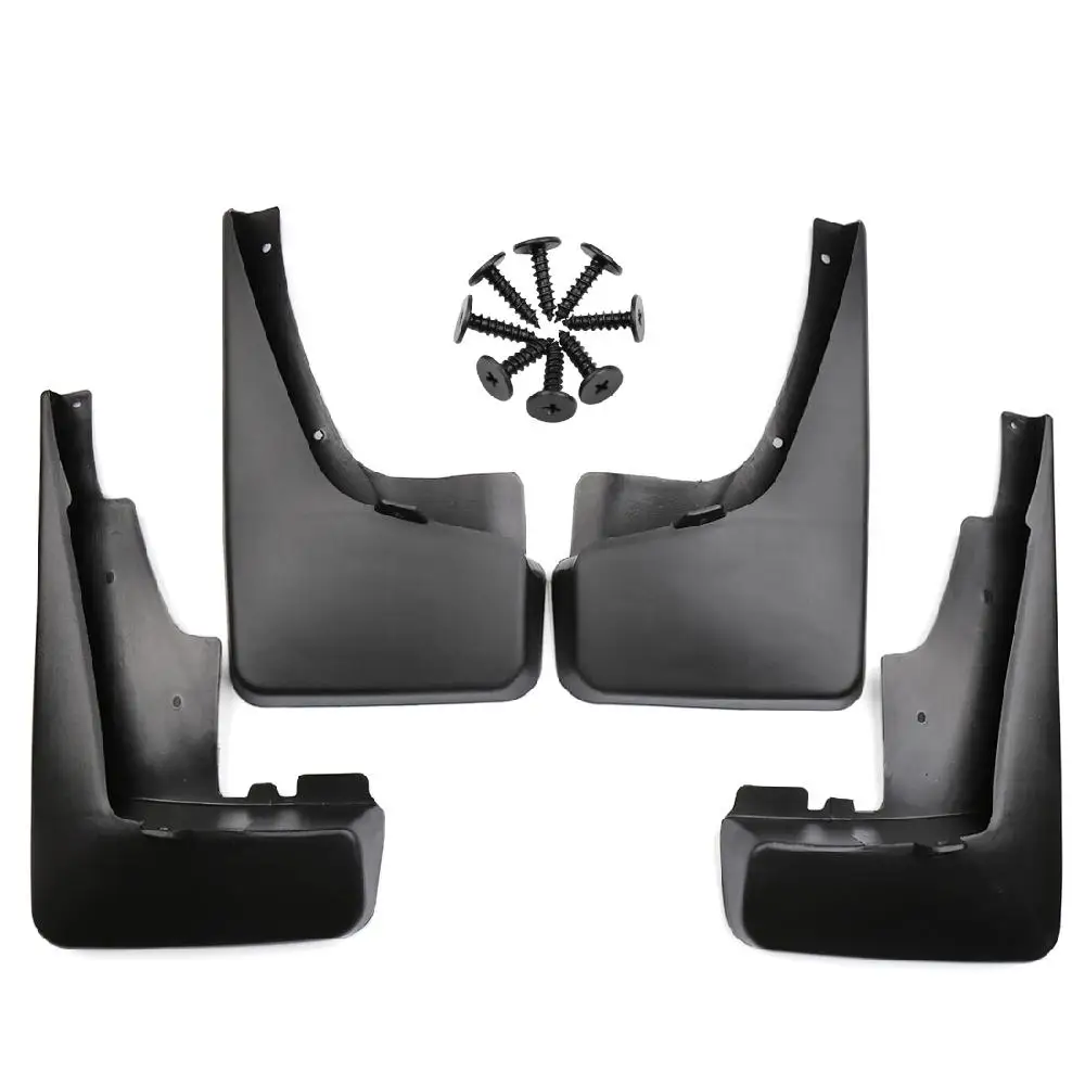 

LumiParty 4PCS/Set Mudguards Guards Mudflaps Front Rear Car Mud Flaps for Jeep Patriot 15-18 Mudguards for Jeep Patriot 15-18