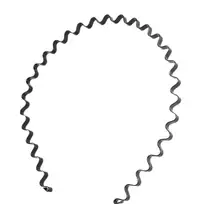 Модный спиральный волнистый металлический спортивный ободок для волос для мужчин и женщин обруч для волос головной убор