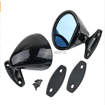 

one pair (two pcs ) vintage classic car external door wing side rear mirror R+L