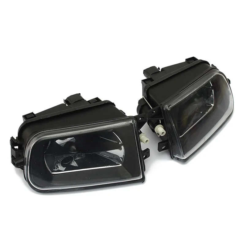  2x Clear Bumper Fog Lamps Front Driving Lights For BMW E39 528i 540i Z3 1997/1998/1999/2000/2001 Ca - 32996975063