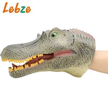 

Spinosaurus Dinosaur Action Figure Non-toxic Rubber Hand Puppet For Stories Realistic Dinosaur Model Dino Toy For Collection