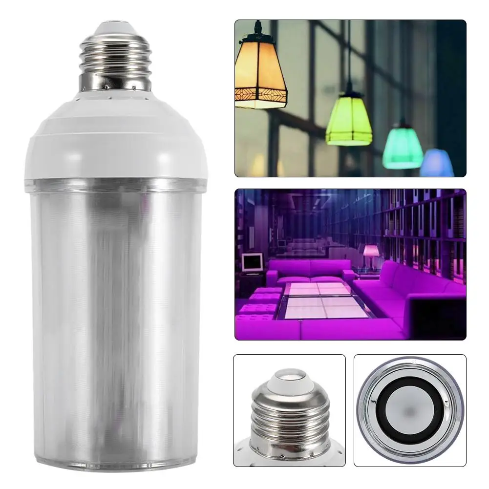 

E27 Bluetooth Music LED Light Bulb Colorful Flame Lamp Bulb With 12M Remote Control Distance Bluetooth 3.0 For Bar Bedroom