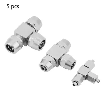 

4/6/8mm T-type 3-ways Pneumatic Female Thread Quick Fitting Connector Tracheal Joint High Quality