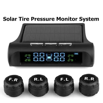 

TPMS External Tire Pressure Temperature Detection Of Automotive Solar Radio Tire Pressure Monitor System