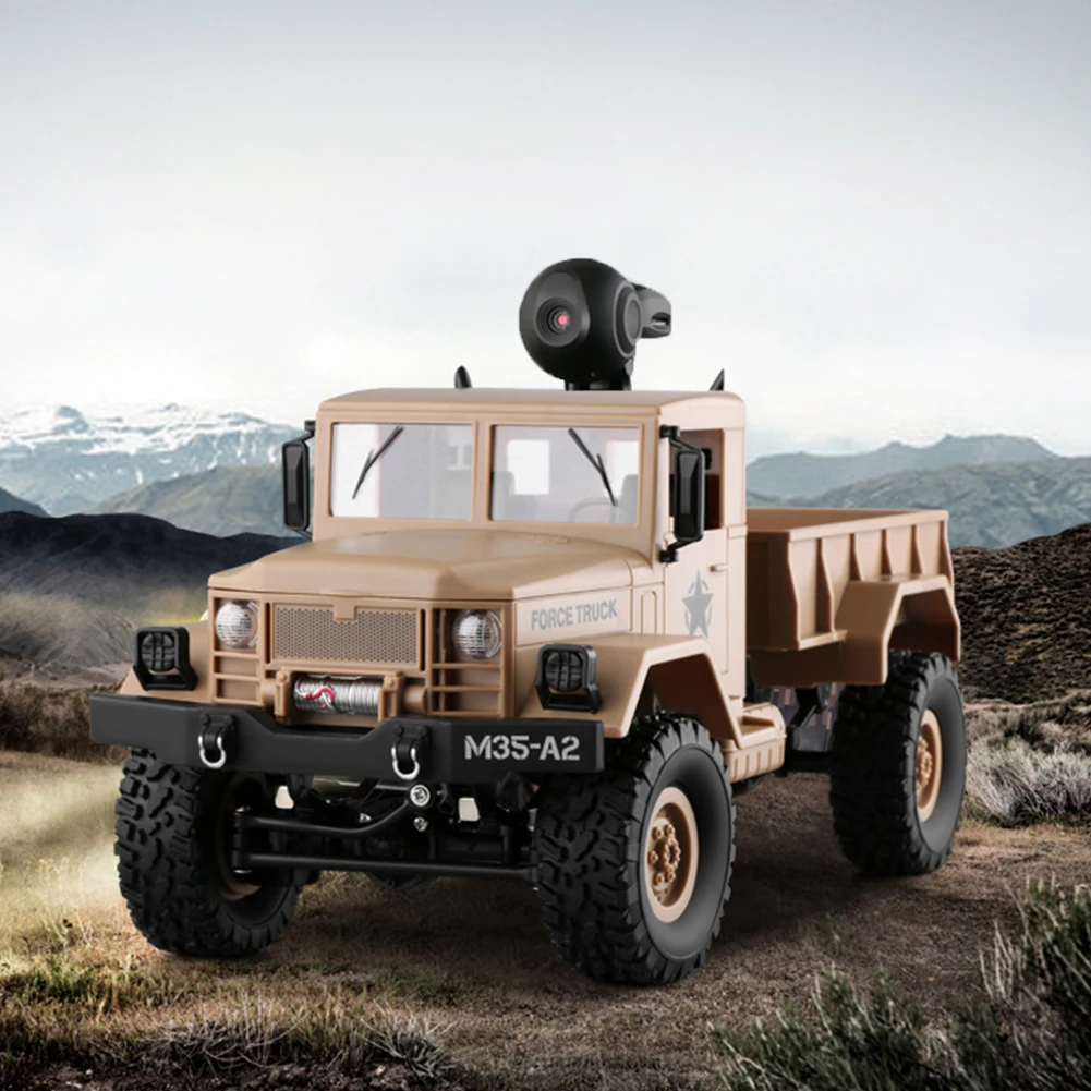 

4WD Remote Control Crawler Military Truck Toy Off-Road Army RC Vehicles Climbing Car 2.4G