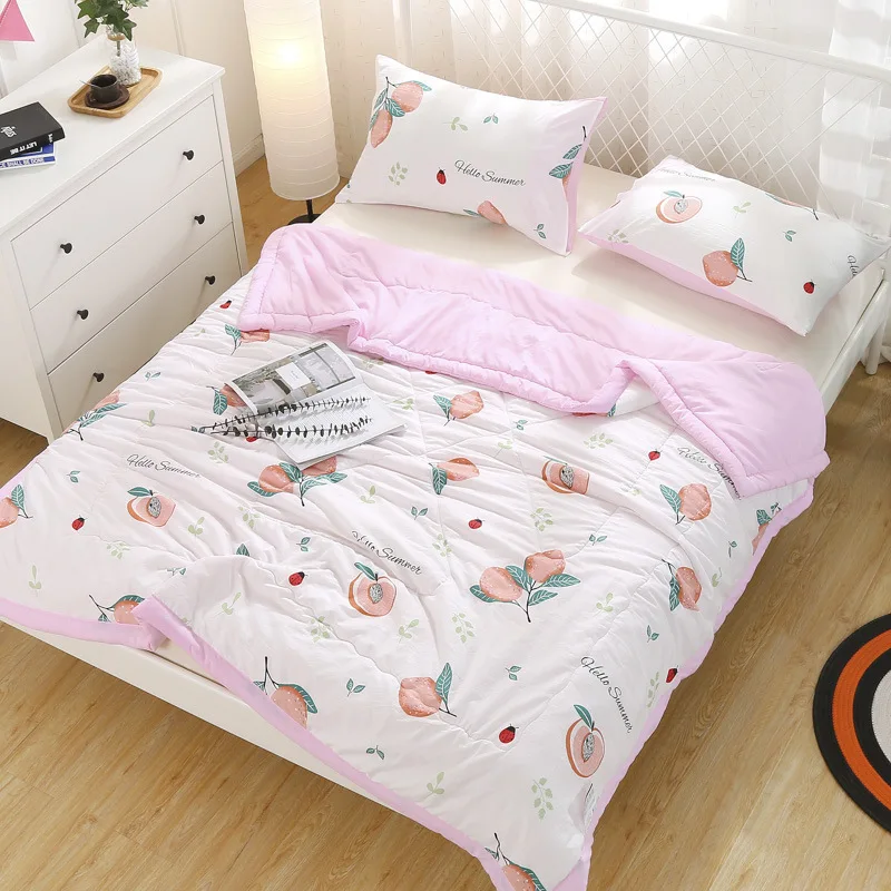 

Cartoon Patchwork Quilt for Child Baby Blanket Summer Bedspread Kindergarten Student Kids Sleeping Cover Comforter