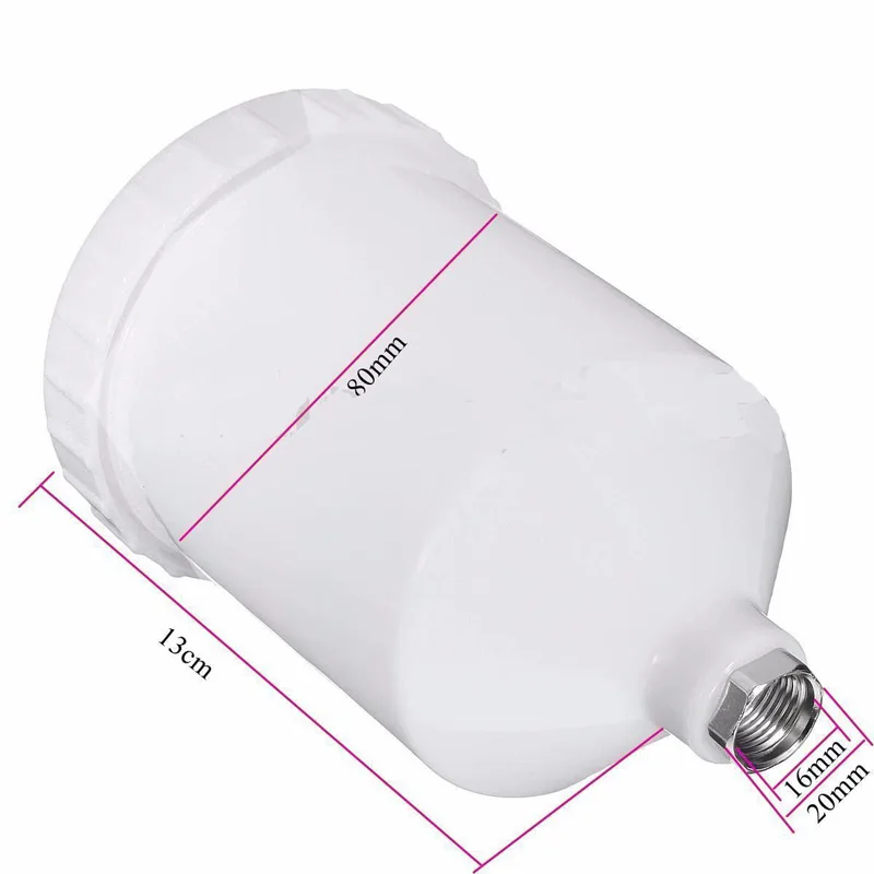 

1pcs 600ml Plastic Spray Paint Cup Sprayer Cup Air Gravity Feed Paint Spray Pot Thread Connector for Spray Gun Parts