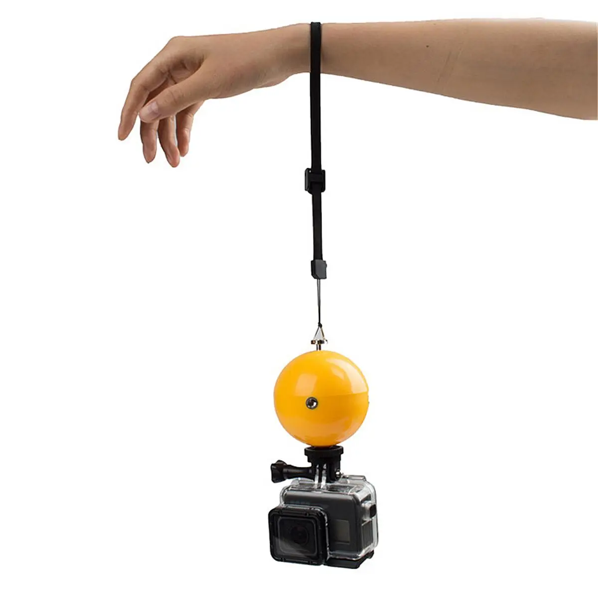 

1Pcs Camera Bobber Float Floating Ball Bobber with Lanyard for Gopro SJCAM Xiaomi Yi Action Camera New Arrival