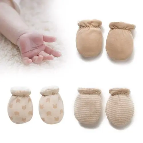 Lot Newborn Baby Infant Soft Cotton Handguard Anti Scratch Mittens