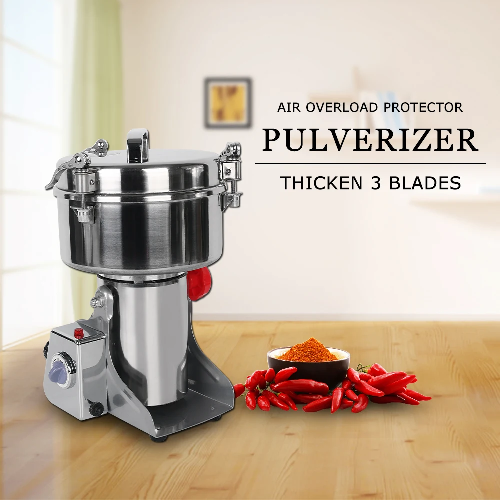 

ITOP Multifunction Pulverizer Machine 500g Electric Food Grain Grinder Chopper Soybean Corn Herb Automatic Milling Pulverizer