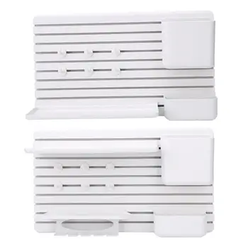 

Creative Storage Rack Paste DIY Creative Shelf Kitchen Rag Brush Organizer Bathroom Storage Rack Organizer Desktop Decoration