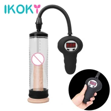 IKOKY Automatic Penis Pump Extender Penis Enhancement Penis Enlarger Vacuum Pump Sex Toys for Men Delayed Ejaculation