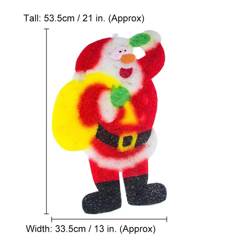 24V EVA Santa clause festival lights 21 in. Высокий navidad сказочные огни luces led украшение Рождество