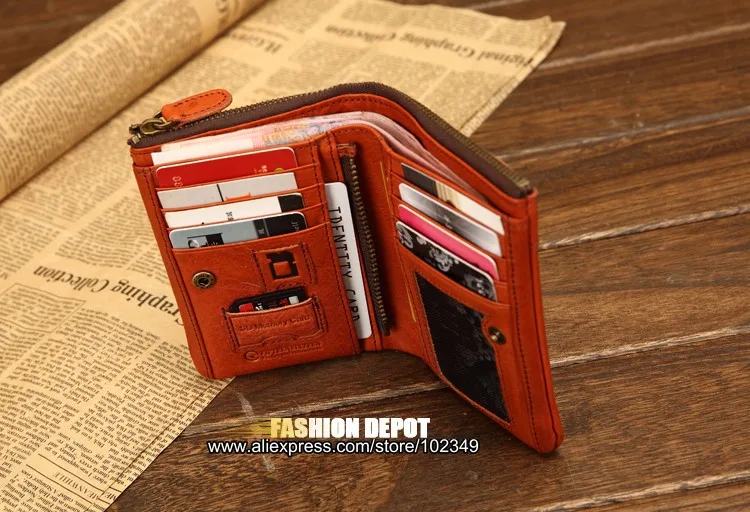 Leather wallet purse 68160 (22)