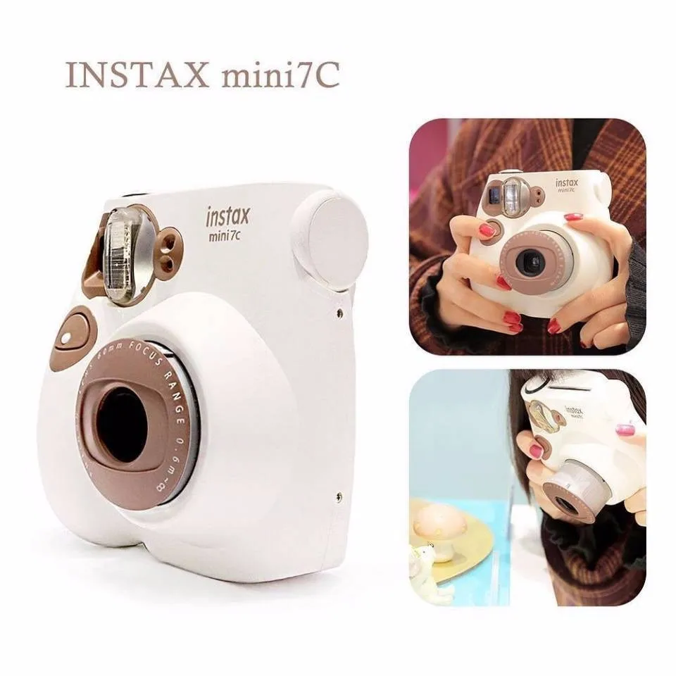 Подлинный Fujifilm Instax Mini 7C 7S камера 6 цветов в продаже Белый Розовый Синий мгновенная печать фото фильм съемка