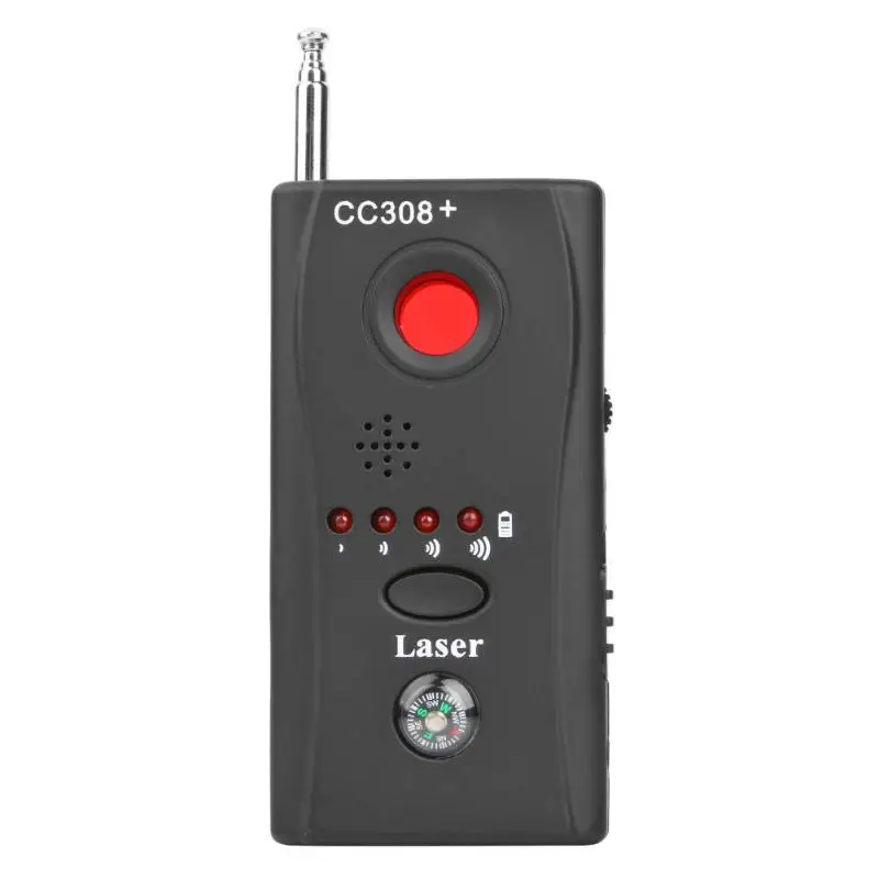 

CC308+ Wireless Full Range Signal Anti-Bug Detector Pinhole-proof Camera GPS Finder Tracker Privacy Protect Security (US)