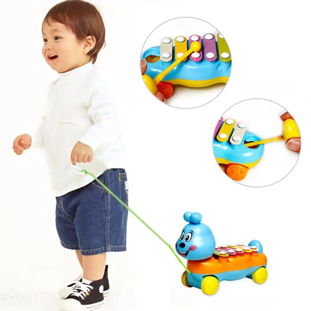 Kids Multi-functional Cute Animal Shape Knocks &gt3 Years old on Piano Music Random Educational Knocking On Toy | Игрушки и хобби
