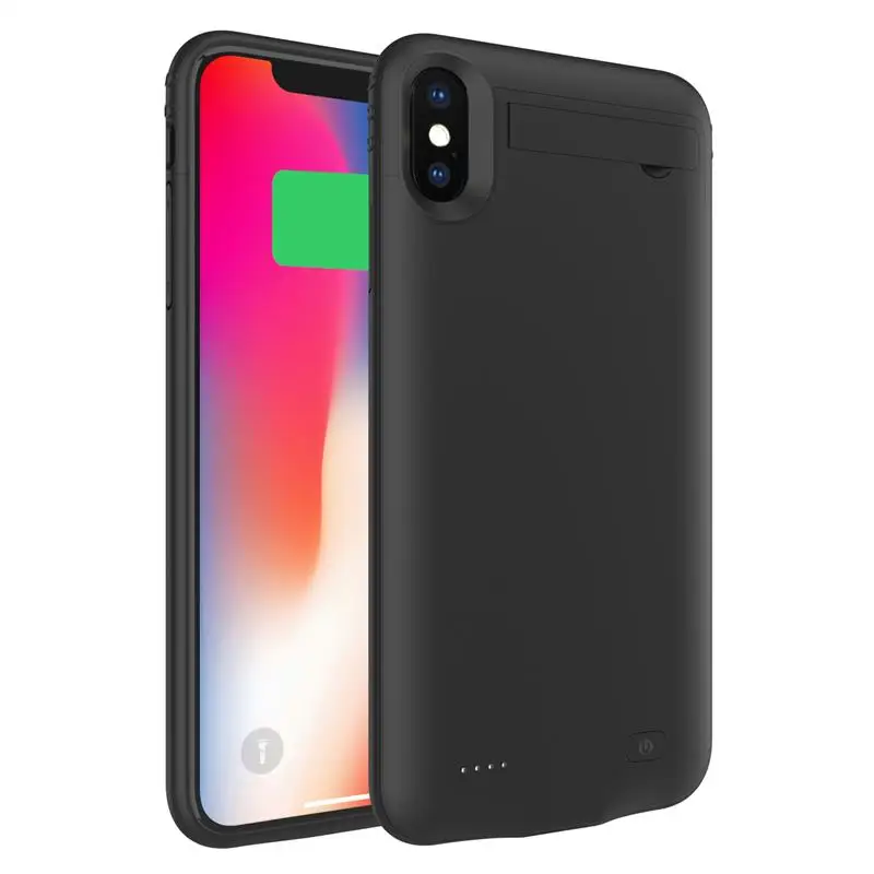

For iPhone Xs Max Battery Charger Case 5200mAh Rechargeable Power Bank External Backup Charger Case For iPhone Xs Max