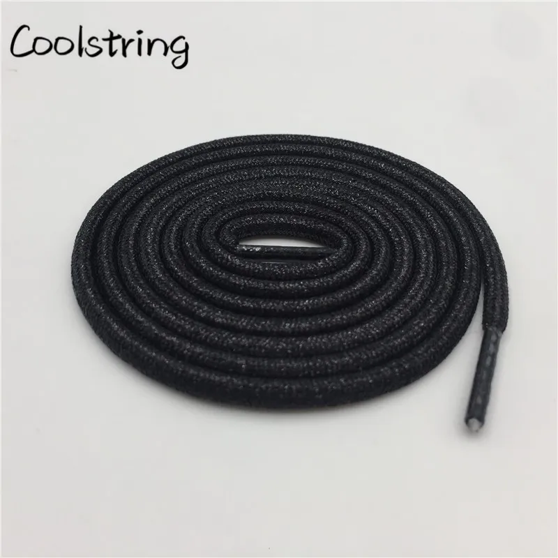 Coolstring Pure Color Rounded Metallic Shoelaces Glitter Bootlaces Flashing Shiny Fashion Latchet Pearlized For Sports Canvas