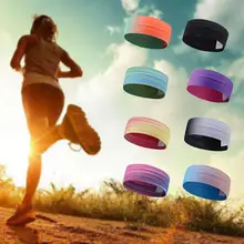 Унисекс Спорт на открытом воздухе Йога повязка на голову для фитнеса Верховая Езда Фитнес Бег нескользящий Sweatband многофункциональное спортивное оборудование