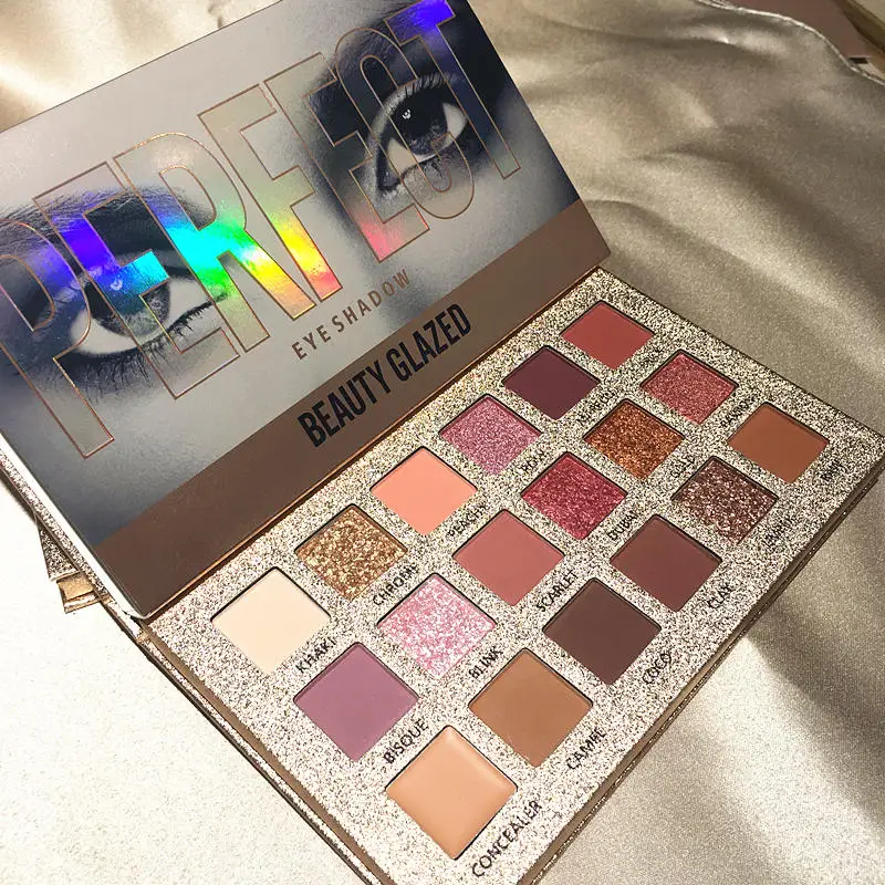 Beauty Glazed 39/18/9 цвет блестящие матовые тени для век Палитра натуральные водостойкие