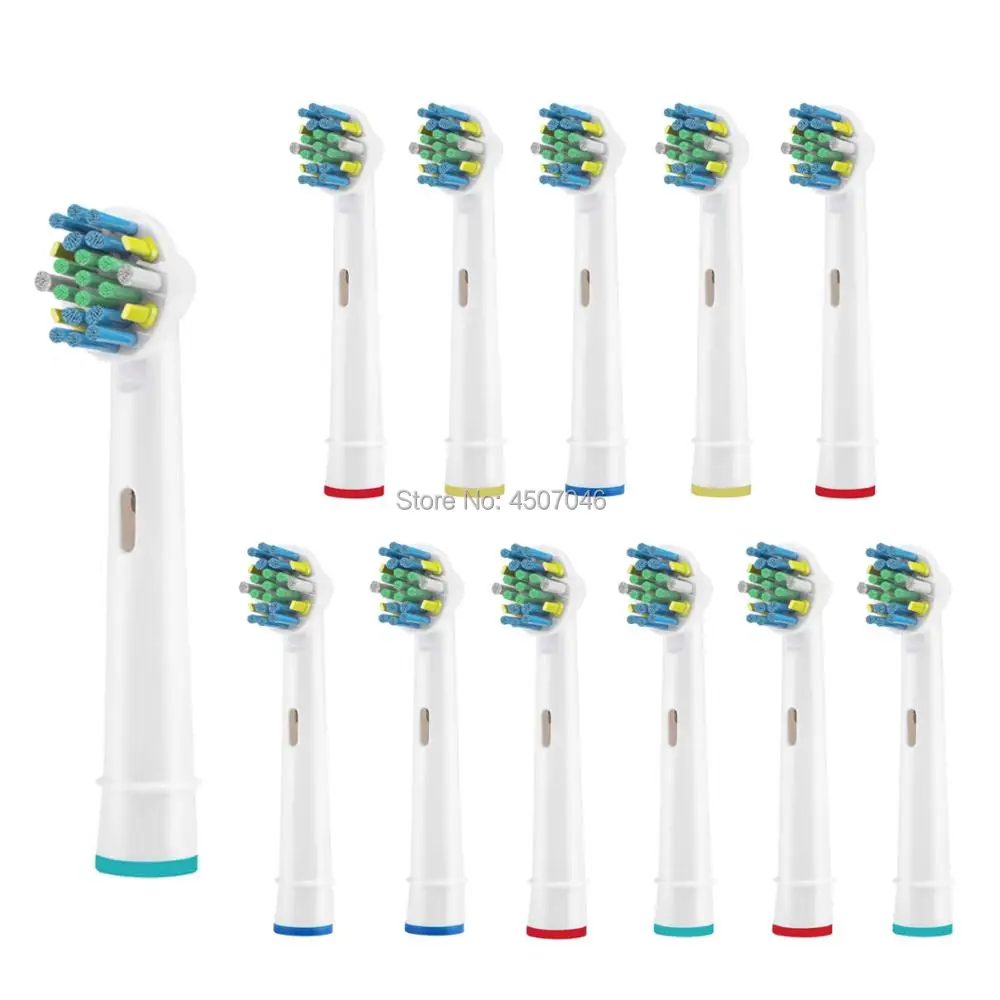 

12 Replacement Brush Heads For Oral-B Electric Toothbrush Fit Advance Power/Pro Health/Triumph/3D Excel/Vitality Precision Clean