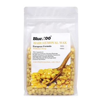 

BlueZOO Painless Without Strips Depilatory Hard Wax Beans For Hair Removal-500G/Bag