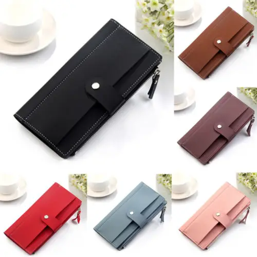 

Fashion Lady Women Leather Clutch Wallet Long Card Holder Case Purse Handbag Bags NEW