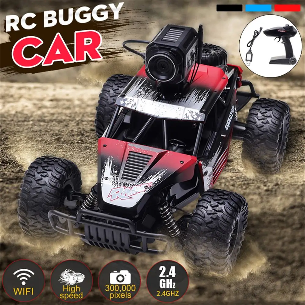 

2.4G 48KM/h 4WD Speed Phone Remote Control Electric RC Car Toys WiFi Camera 480P WIFI FPV Control Off-road Truck RTR Toys