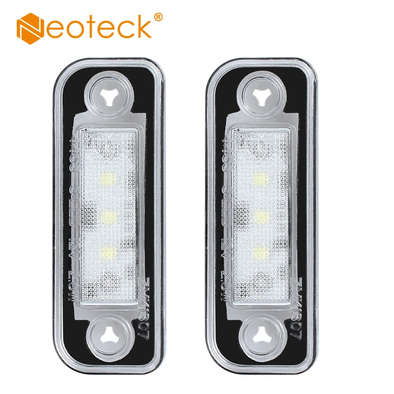 Neoteck 2 предмета SMD фонарь освещения номерного знака для Mercedes Benz SLK R171 S203 W211 S211/1103 E Класс C Класс фонарь освещения номерного знака