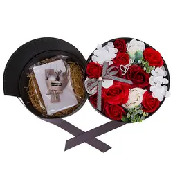 Мыло цветок Романтический сохраненный цветок творческий искусственная Роза на День святого Валентина День матери