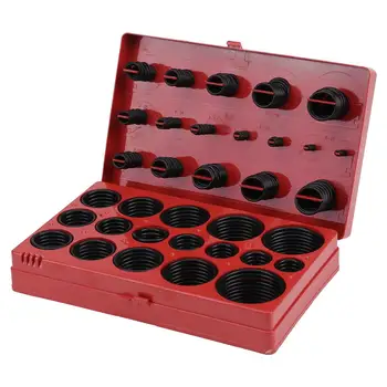 

419pcs R01-R32 Rubber O Ring Kit Seal Gasket Universal Rubber O-ring Assortment Set for Valves Cars Pumps Electrical Equipment