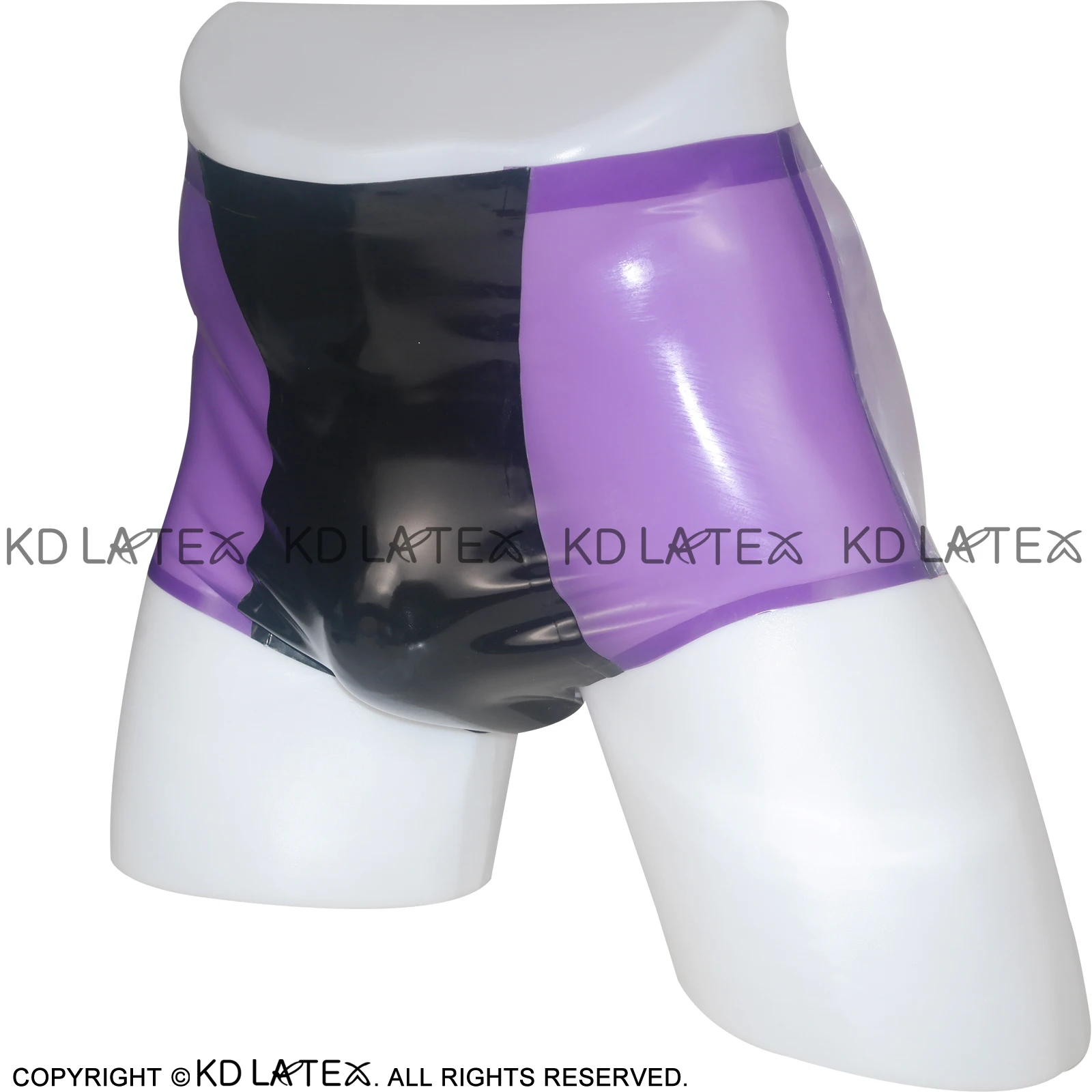 purple boxer shorts