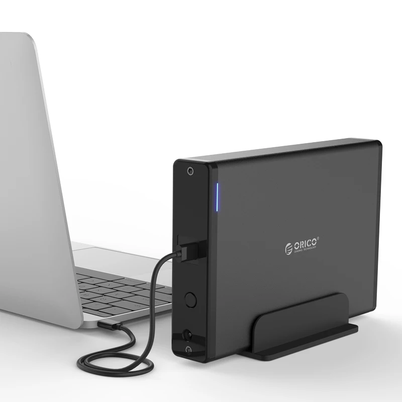 Orico 7688C3 вертикальный Type C 3 5 дюймовый SATA HDD корпус внешнего жесткого диска