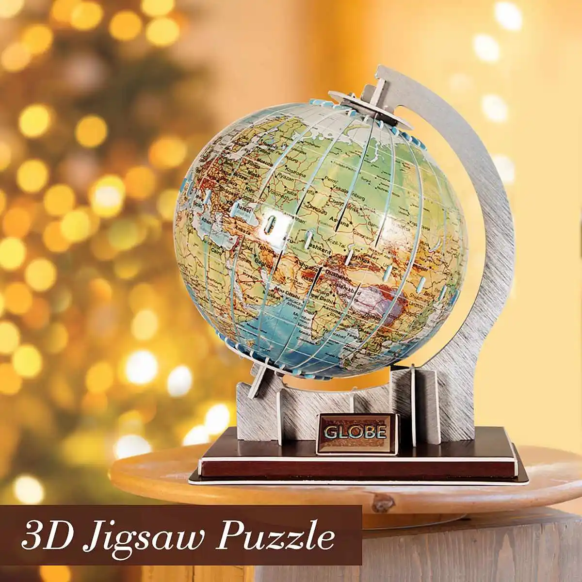 3D Globe World Sphere Jigsaw Puzzle Kids Children DIY ...