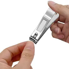 2 шт кусачки для ногтей портативные из нержавеющей стали Маникюр для ногтей, инвентарь щипчики для ногтей инструмент для обрезки(размер S+ размер L