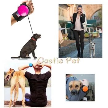

Retractable Wrist Dog Leashes Pet Adjustable Rope Lead Hand Free Reflective Dog Leash Wristband Parachuting Rope