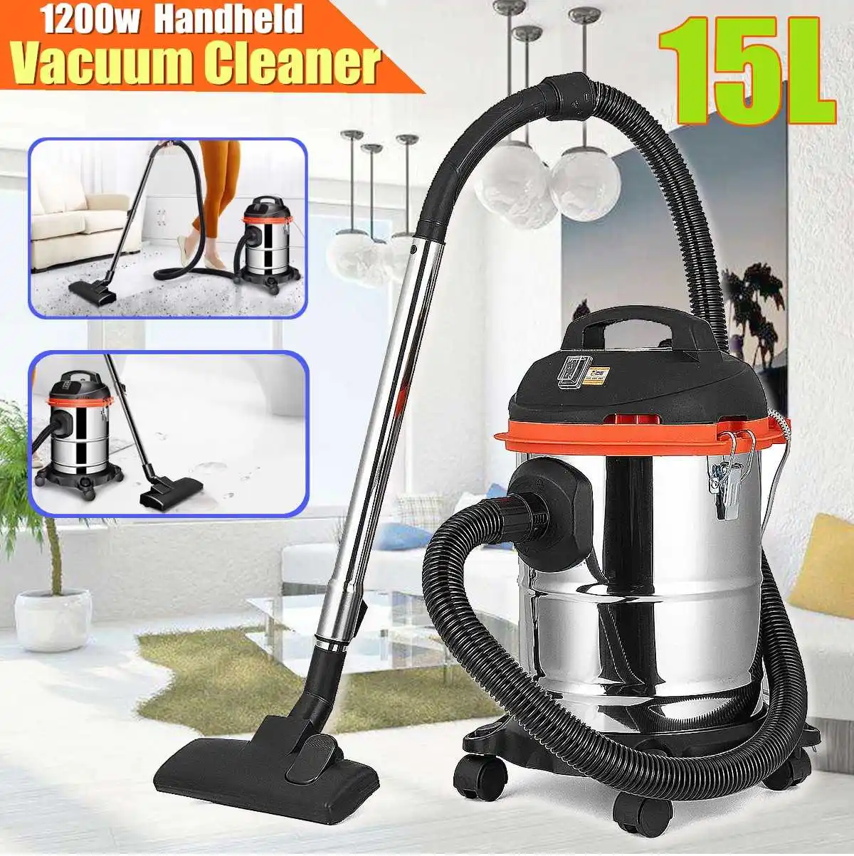 Handheld Smart Canister Vacuum Cleaner Floor Dust Sweeping