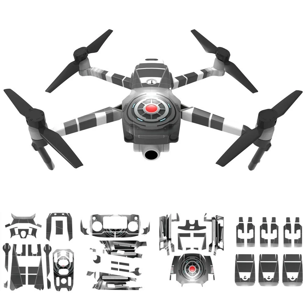 Камуфляжная наклейка для DJI Mavic 2 Pro и Zoom Drone водонепроницаемая 3d защитная пленка