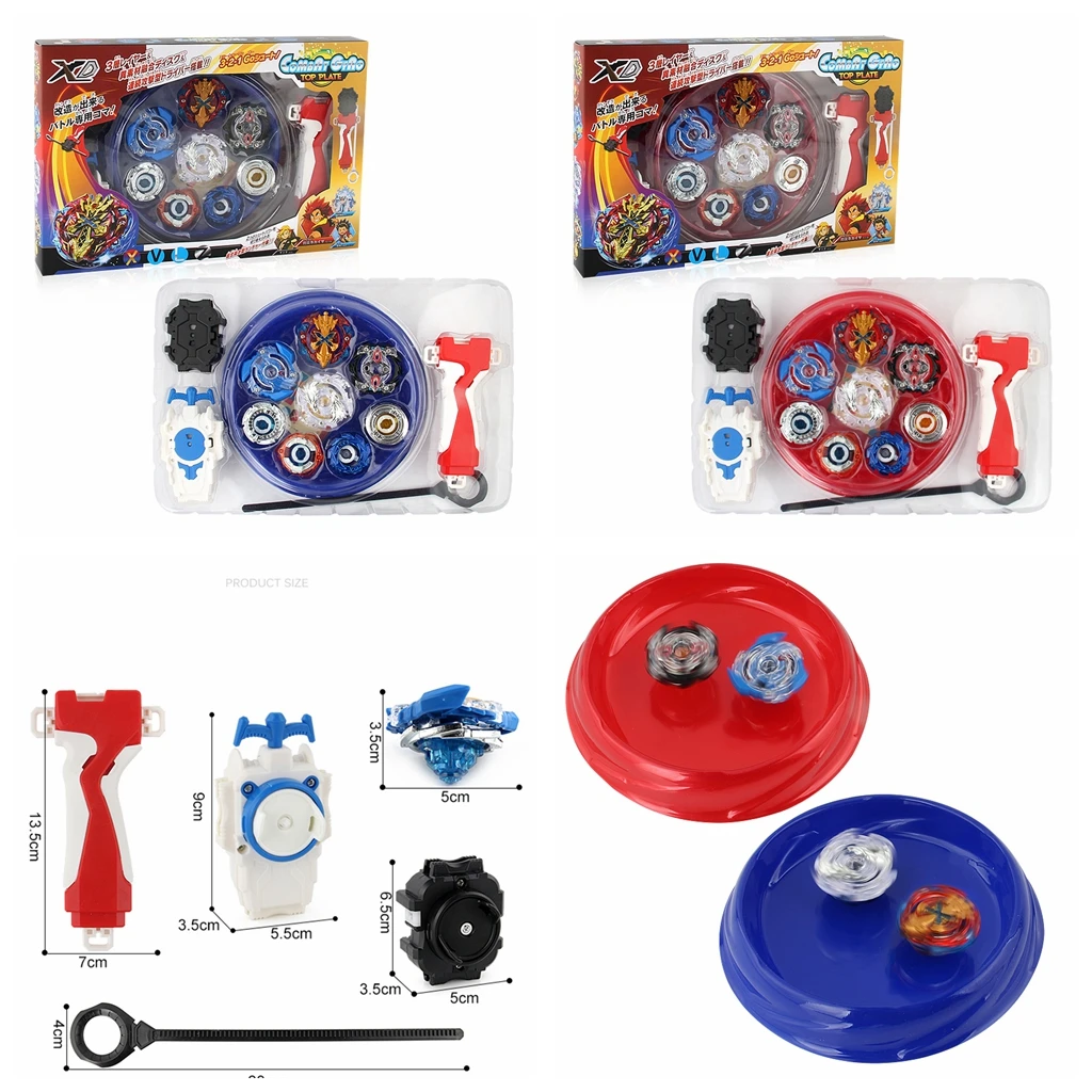 

XINTOCH Bayblade Toy Beyblade Burst Boxed 4D Set With Launcher Arena Metal Fight Battle Spinning Top Gift for Kids Drop Shipping