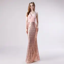 Vivian's Bridal Simple Criss-cross V-Neck Velvet prom платье Элегантное Droped Ruched Блестки на платье Русалка Женское повседневное вечерние платье