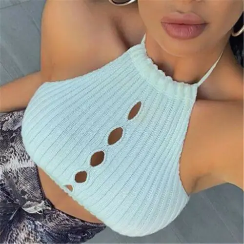 

2019 arrival Women Crop Tops Summer Casual Tank Shirt Vest Blouse T Shirt Bustier Club Wear