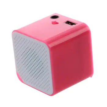 

Portable USB MP3 Player Support 16GB Micro SD TF Card Reader Music Media pink
