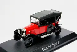 1/43 Citroen тип A 1919 красный Diecast Модель Коллекция подарок