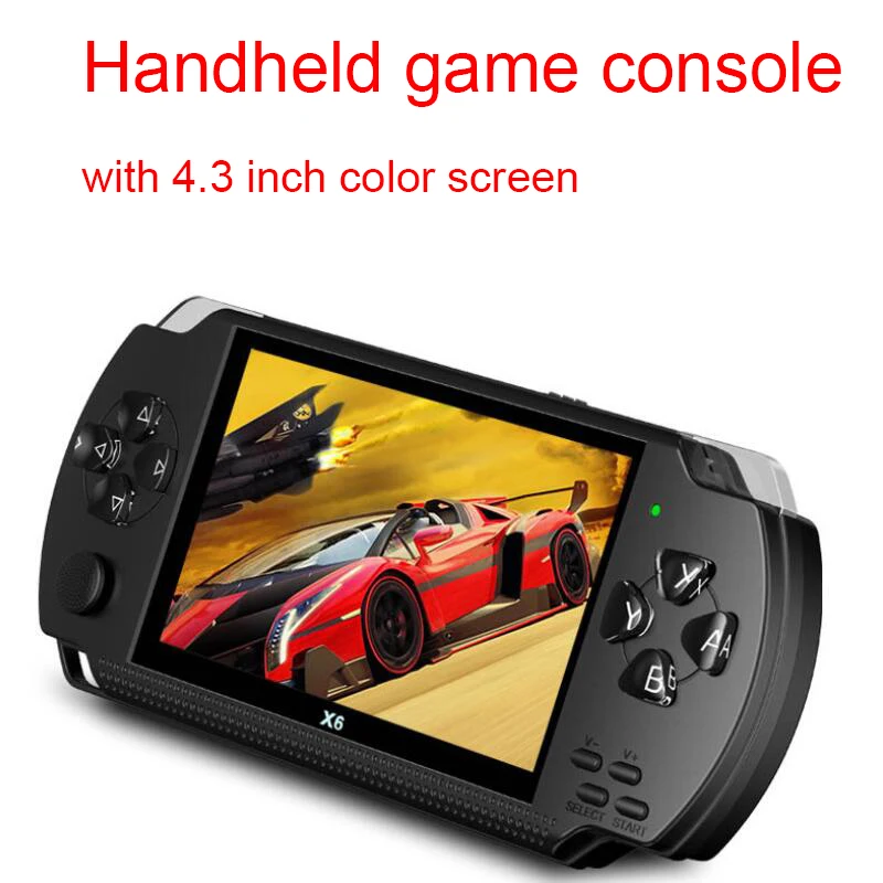 

Real 8GB handheld game console 4.3 inch LCD,MP5 game player,MP4 player support arcade game,audio video player with camera,ebook